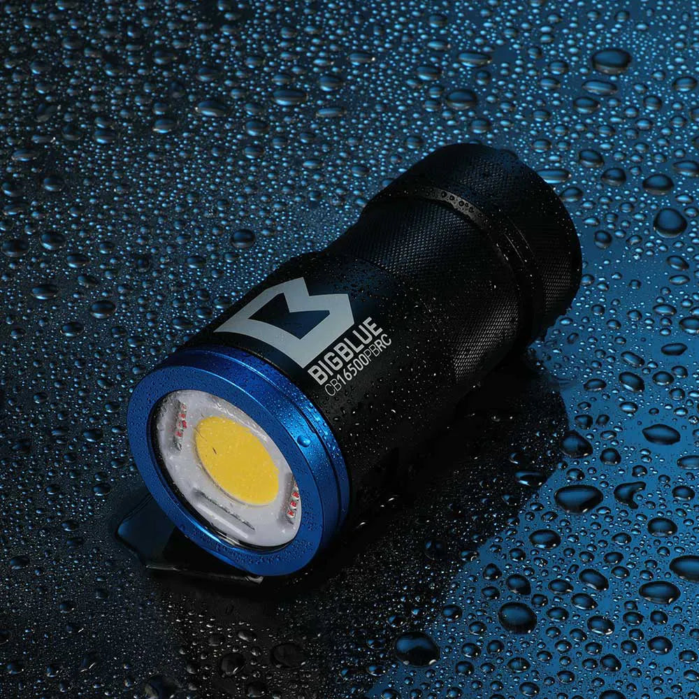 Dykkerlygte Bigblue CB16500P Blue Light - DYKCEN