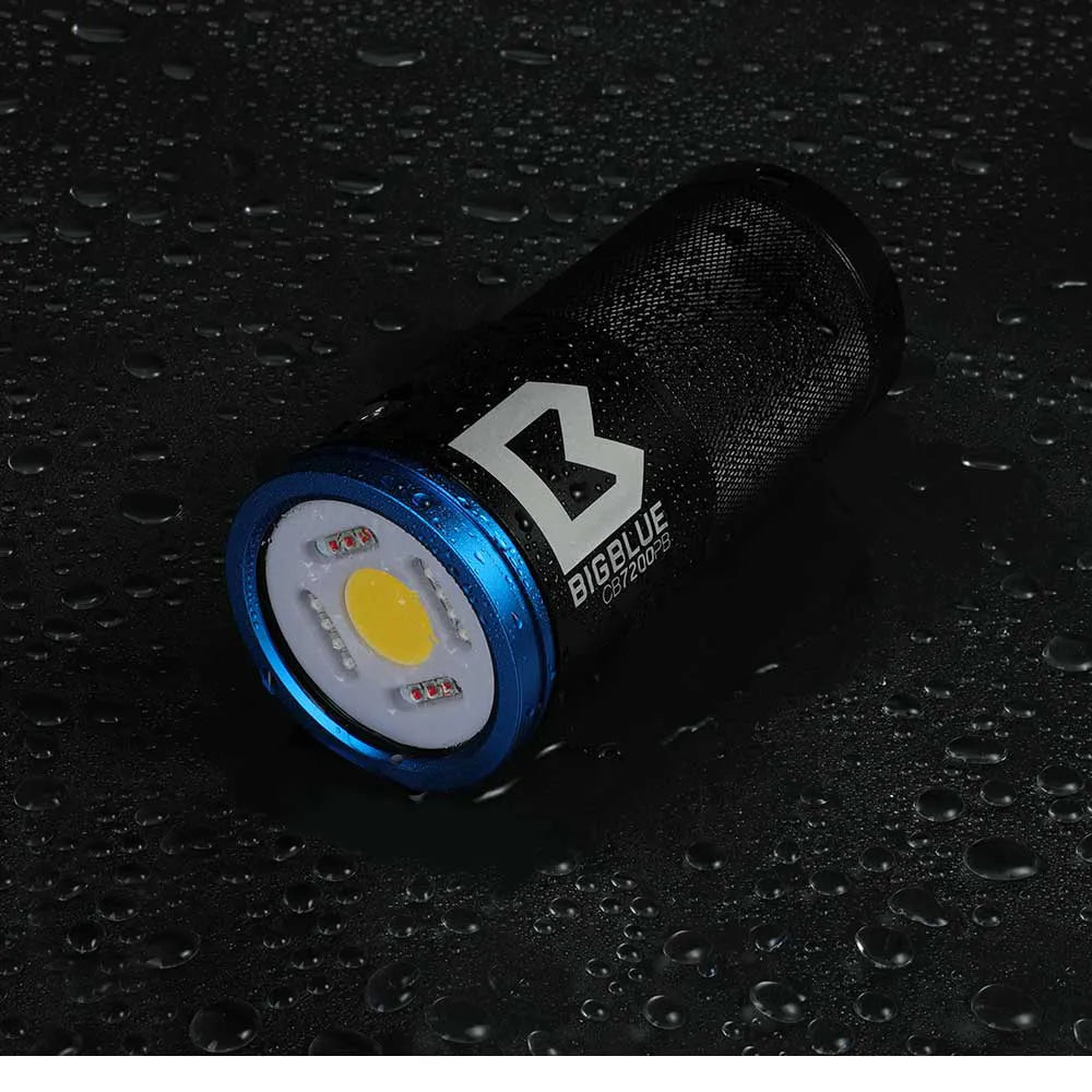 Dykkerlygte Bigblue CB7200P Blue Light - DYKCEN