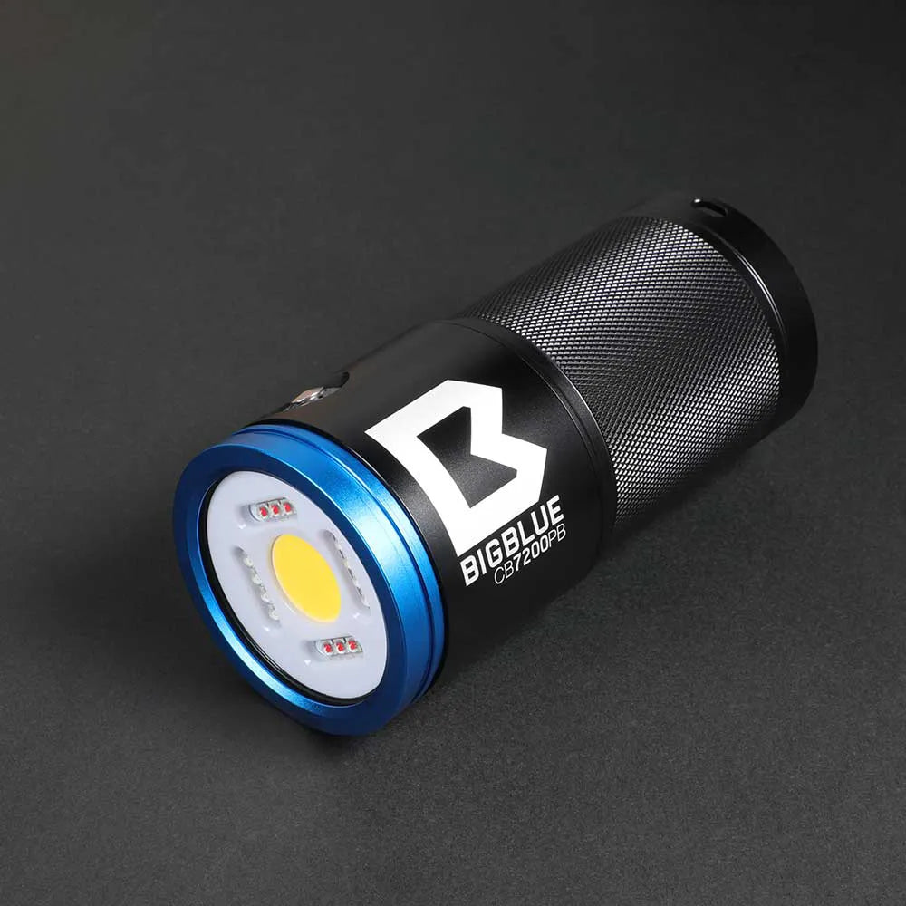 Dykkerlygte Bigblue CB7200P Blue Light - DYKCEN