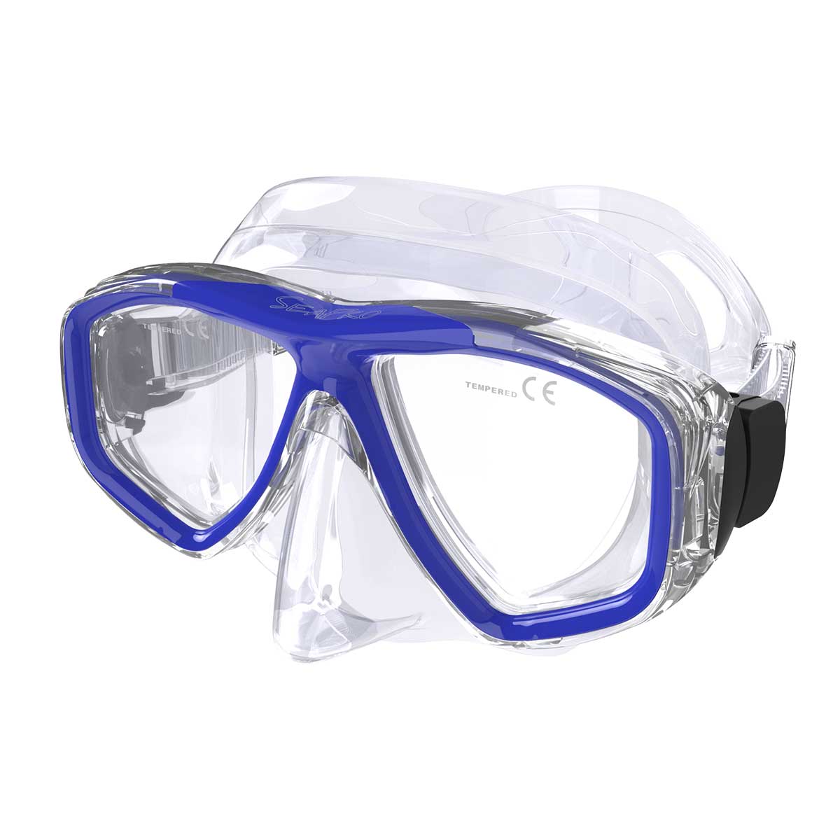 Dykkermaske SeaPro Clear Vision Antifog - maske med antidug-belægning