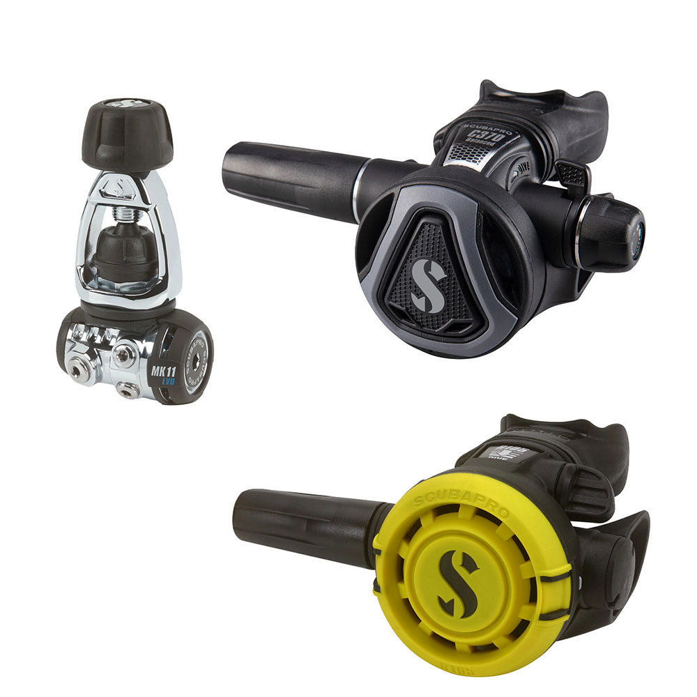 Regulatorsæt Scubapro MK11 EVO/ C370 Color/ R105 Octo - DYKCEN