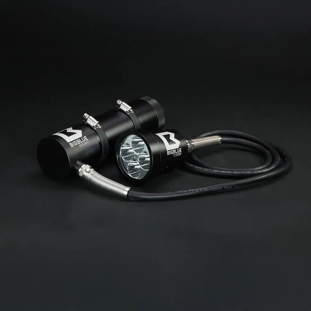 Dykkerlygte Bigblue TL5200P Backmount/Sidemount - DYKCEN