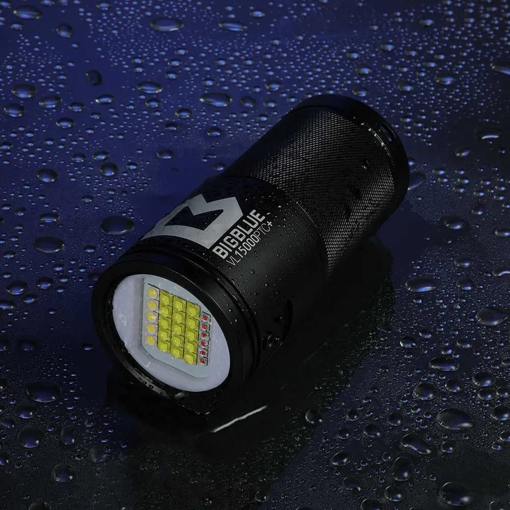 Dykkerlygte Bigblue VL15000P Plus Tri Colour