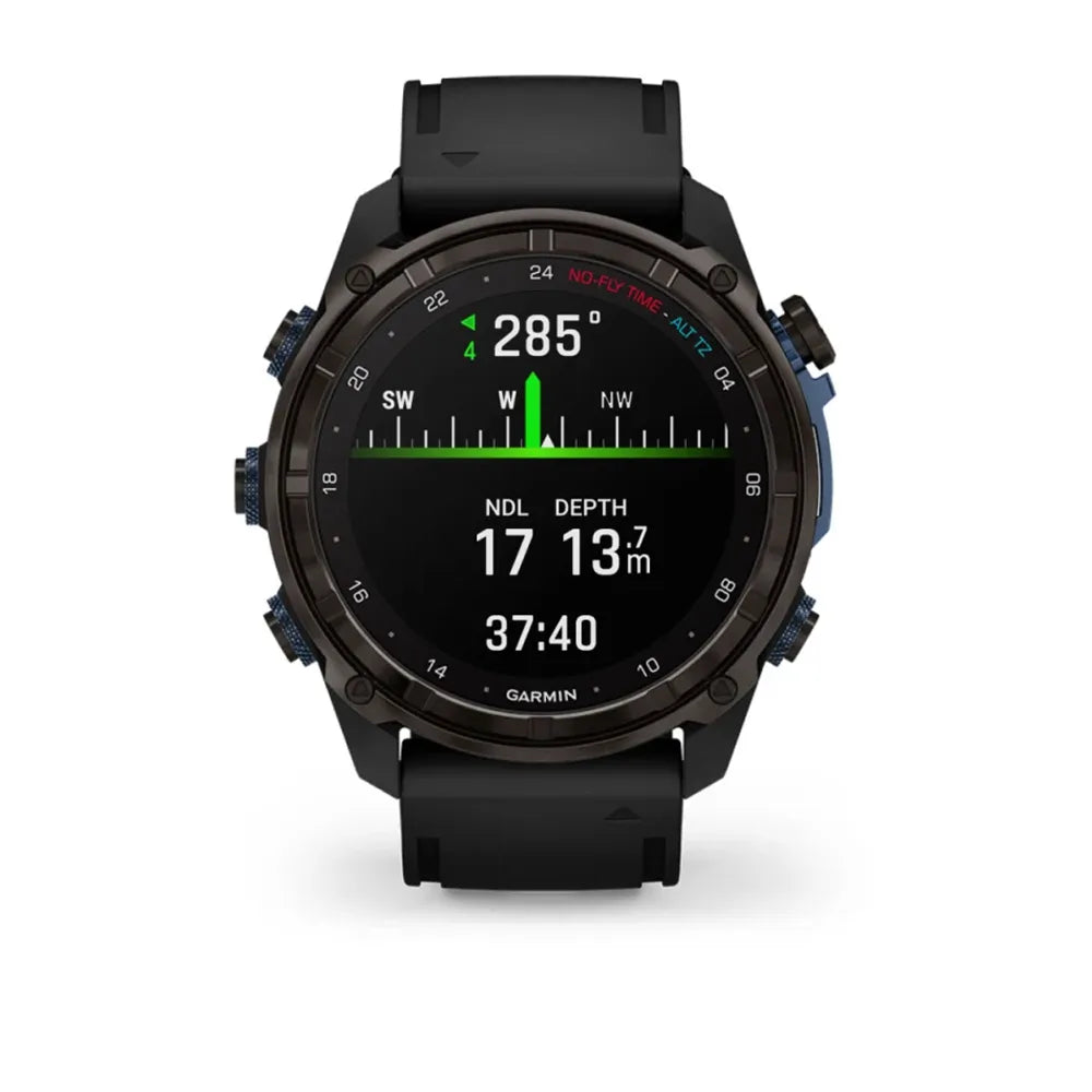 Dykkercomputer Garmin Descent MK3i - 51mm Silikone rem - DYKCEN