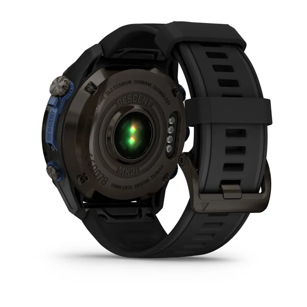Dykkercomputer Garmin Descent MK3i - 51mm Silikone rem - DYKCEN