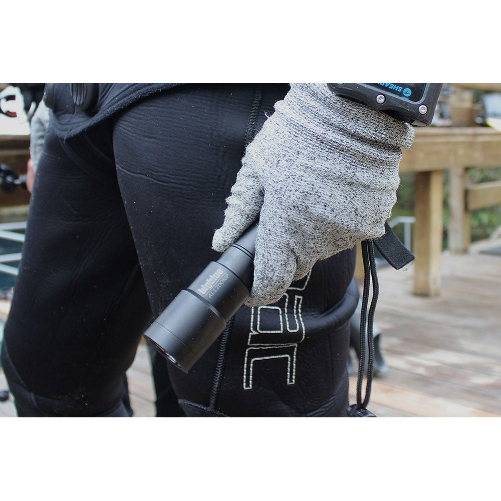 Dykkerlygte Bigblue AL1300 Narrow beam Tail switch