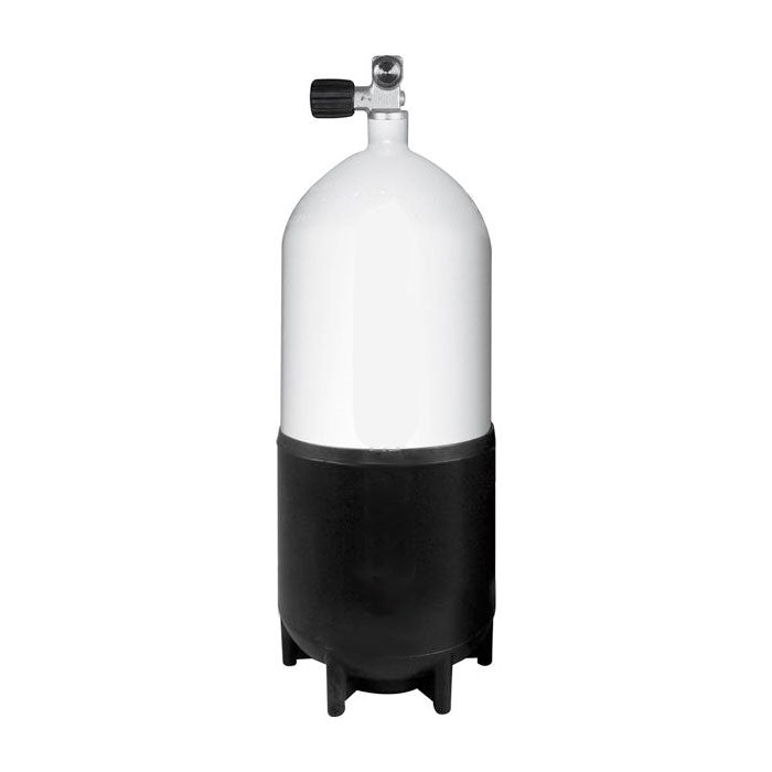 Dykkerflaske BtS 12 L kort 232 bar med 1 udtag