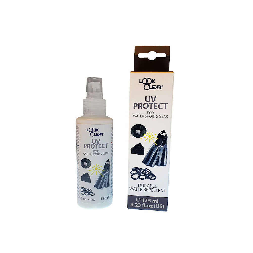 UV protect Spray til dykkerudstyr - edyk.dk