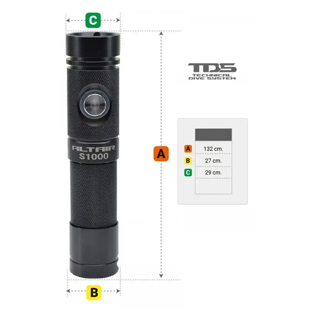 Lygte TDS Altair 1000 LM