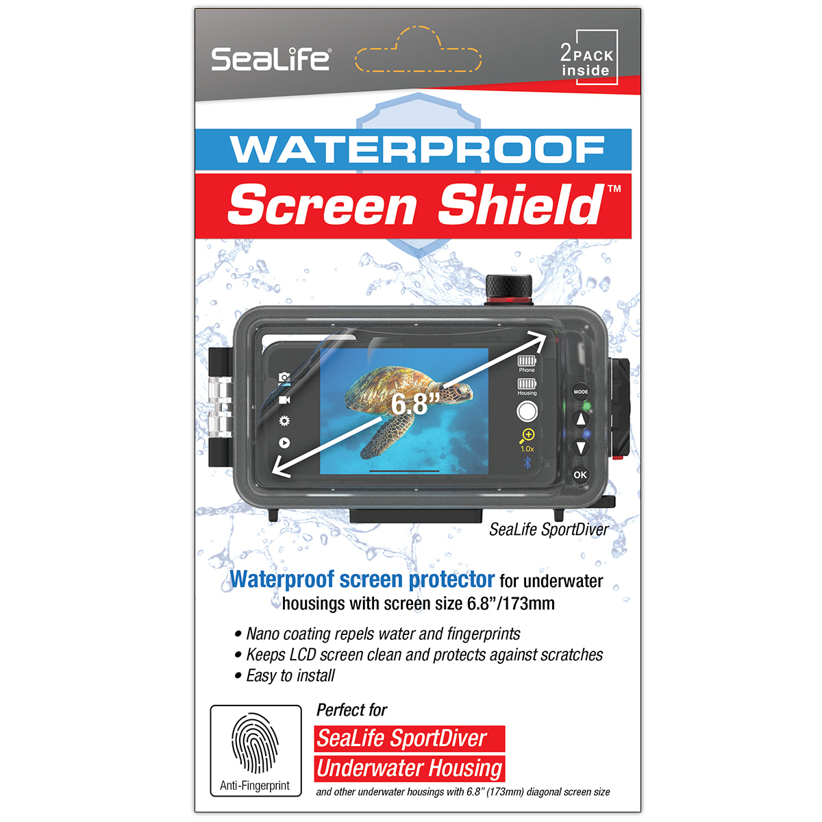 Screen Shield til SeaLife SportDiver undervandshus
