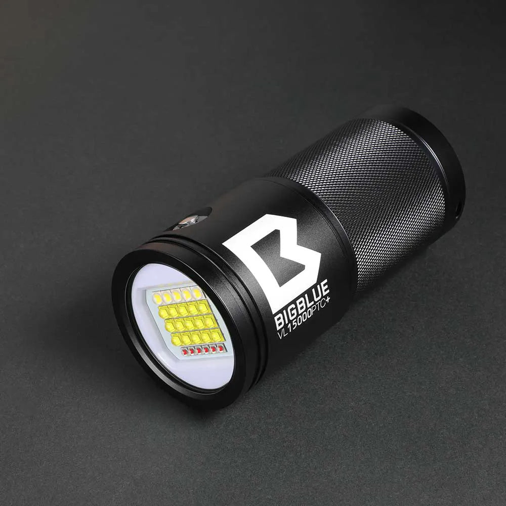 Dykkerlygte Bigblue VL15000P Plus Tri Colour