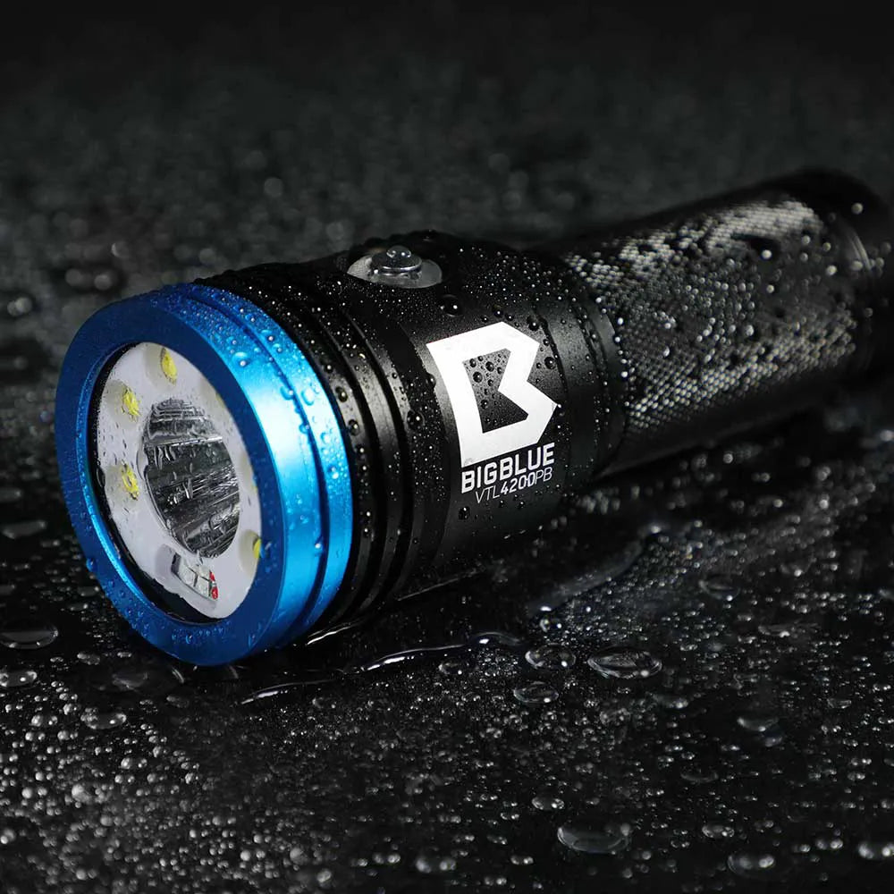 Dykkerlygte Bigblue VTL4200P Blue Light