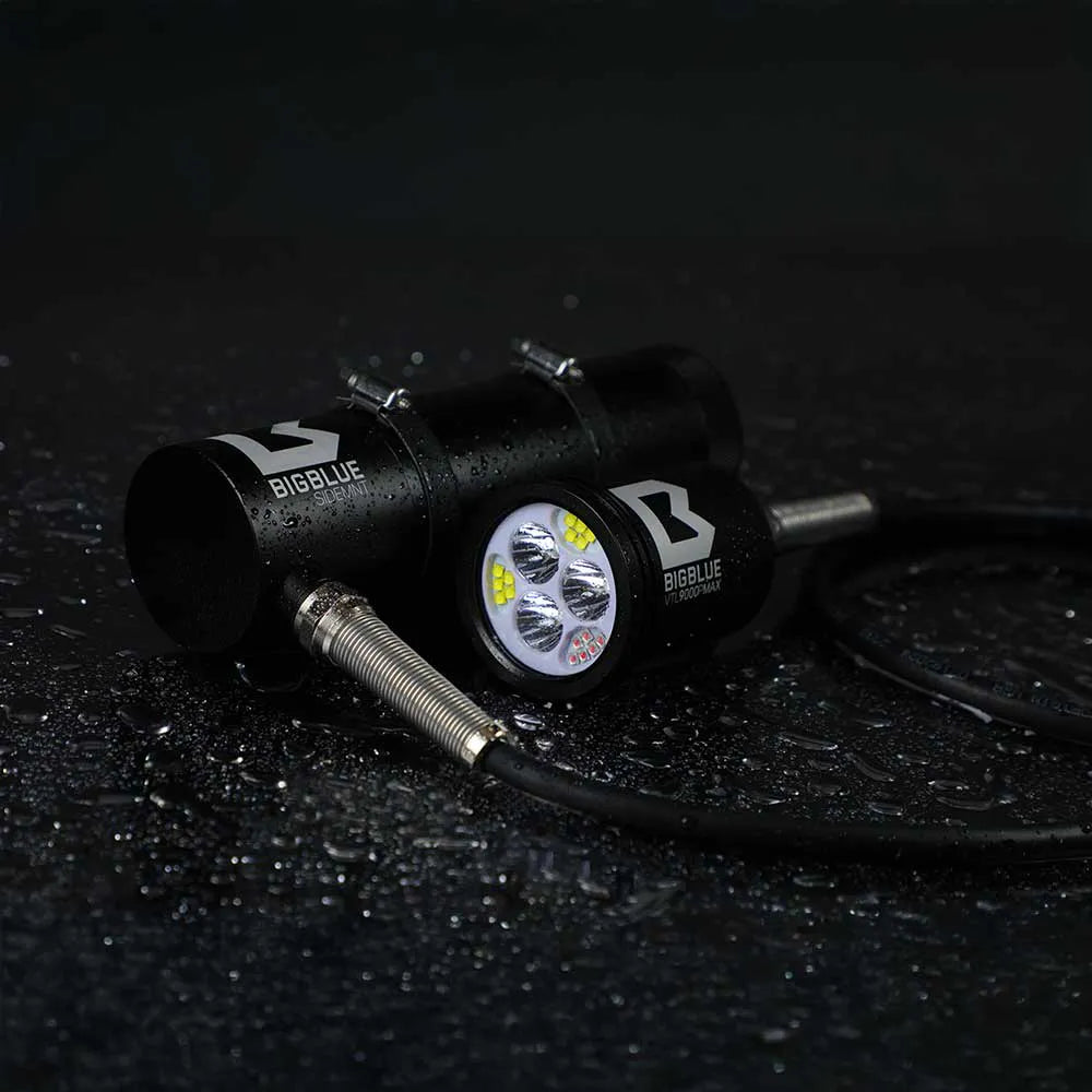 Dykkerlygte Bigblue VTL9000P MAX Backmount/Sidemount