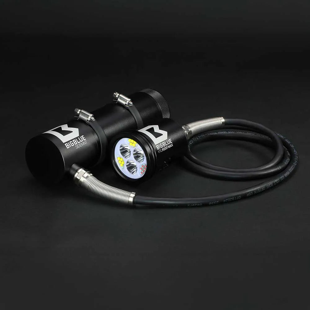 Dykkerlygte Bigblue VTL9000P MAX Backmount/Sidemount - DYKCEN