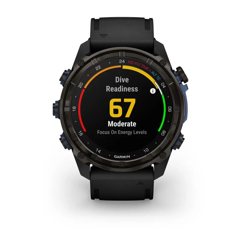 Dykkercomputer Garmin Descent MK3i - 51mm Silikone rem - DYKCEN