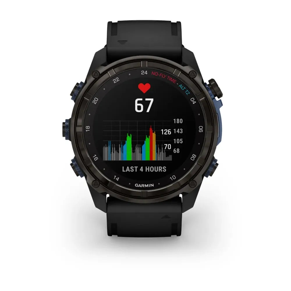Dykkercomputer Garmin Descent MK3i - 51mm Silikone rem - DYKCEN