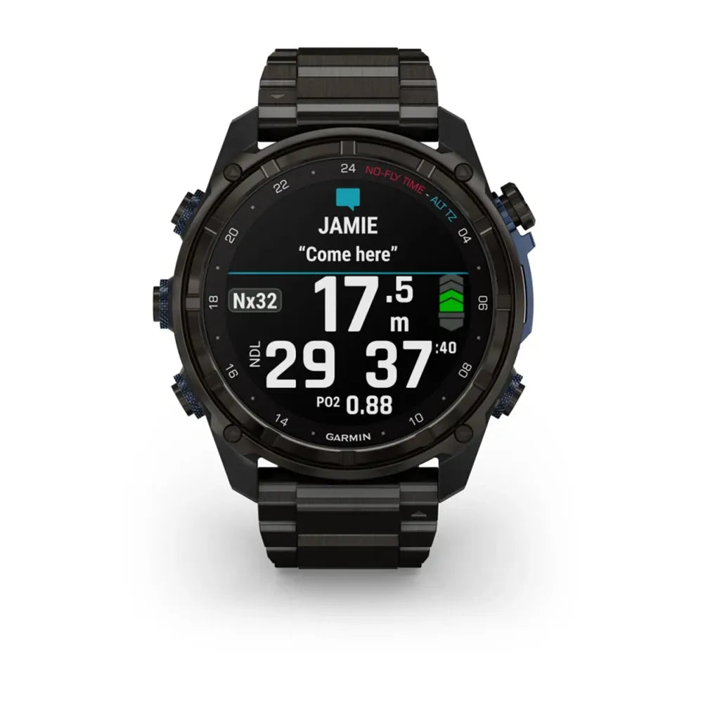 Dykkercomputer Garmin Descent MK3i - 51mm Titanium rem - DYKCEN