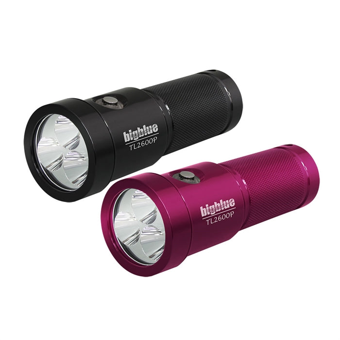 Dykkerlygte Bigblue TL2600P-Black - edyk.dk
